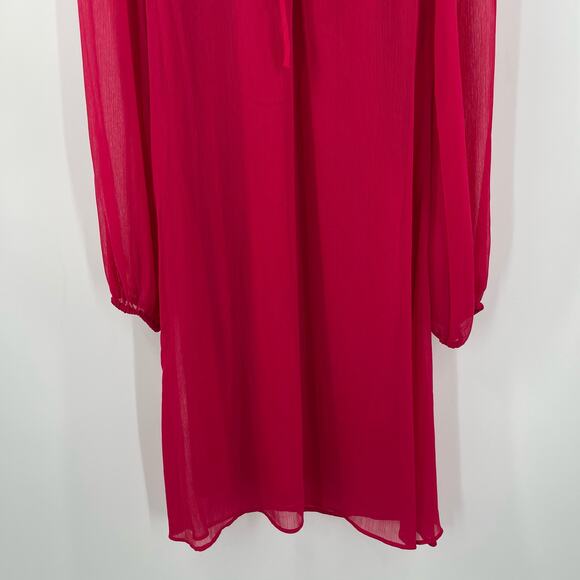 DKNY Dress Size 4 Ruffle Above Knee Sheath Cocktail Ruffled Evening Wedding NWT - Picture 9 of 14